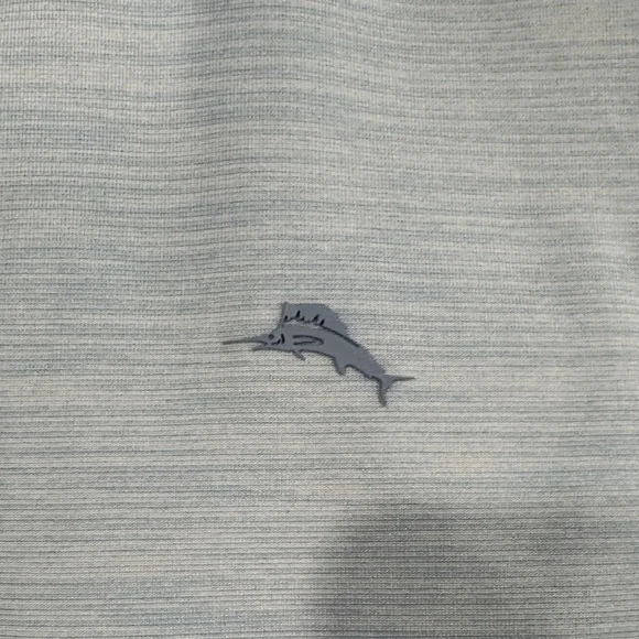 Men’s Tommy Bahama Sky Blue Polo Shirt - Picture 3 of 5